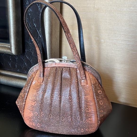 Genuine lizard skin bag - Picture 2 of 5